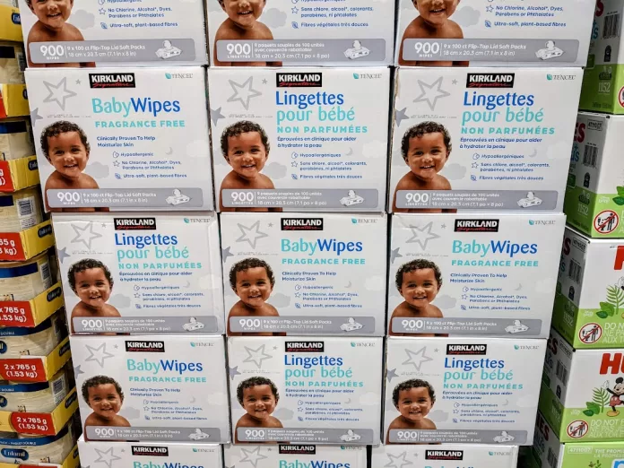 Lingettes pour bébés Kirkland en vente chez Costco