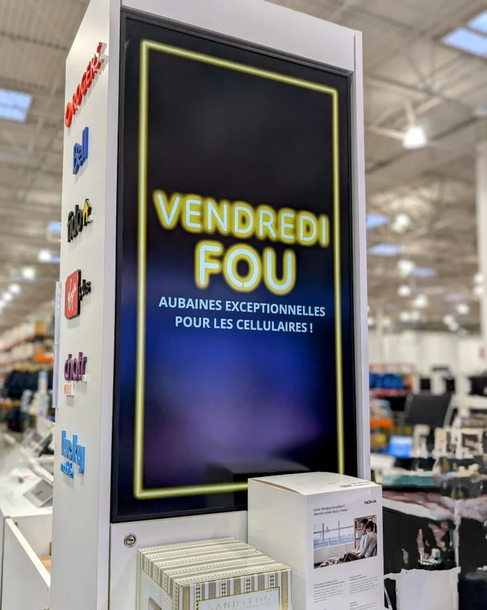 Promotion du Vendredi Fou chez Costco sur les téléphones cellulaires